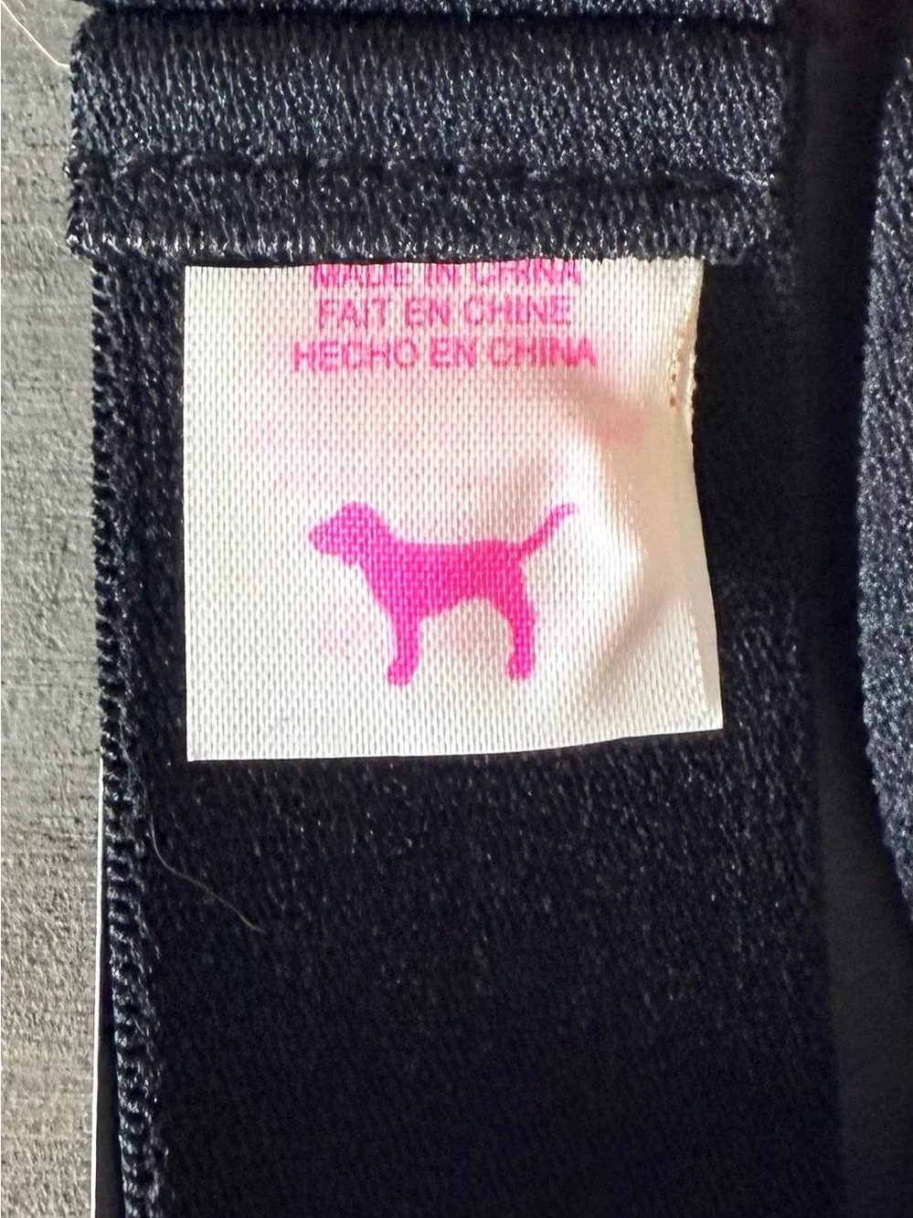 NEW “Pink” Victoria’s Secret Black Headband One Size RN# 54867